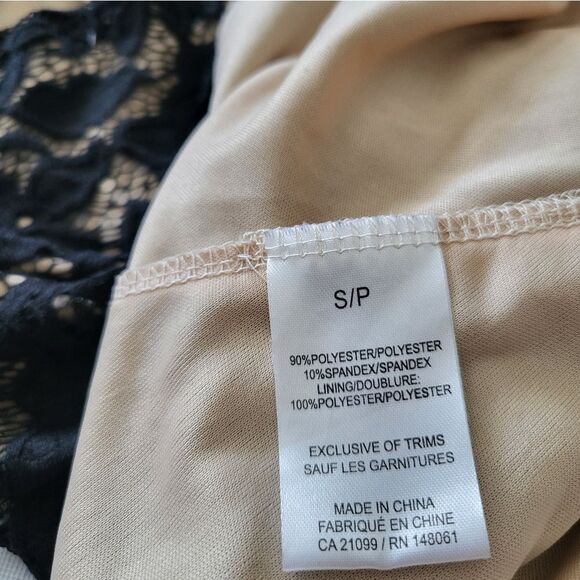 Size Small Ardene Black Lace Mini Dress - Picture 3 of 3